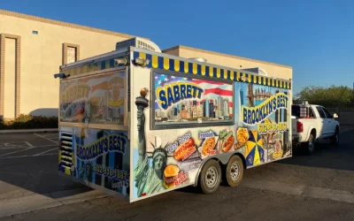 Peoria Landscapers Turning Utility Trailers into Rolling Ads